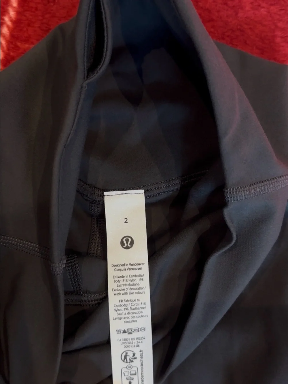 lululemon athletica Black High-Rise Flare Leggings